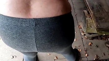 Bouncy Tits Action Spanks Ass Hard in Outdoor Hut Session