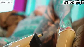 Dreadlocks Girl in High Heels Takes Rough Anal Gape and Facial Cumshot