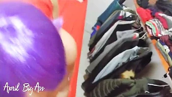 April BigAss Cosplay Deepthroat and Anal Fuck with Cum Swallow