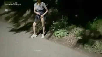 Petite teen risky public squirting.