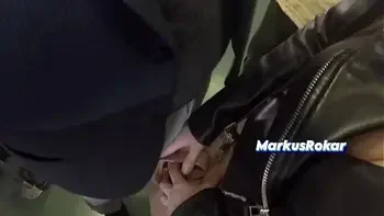 Horny Married Bulge Watcher Milf Touch my Cock at Subway!