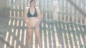 Amateur Brazilian Wife Teases Husband on Street with Blowjob and Dirty Talk