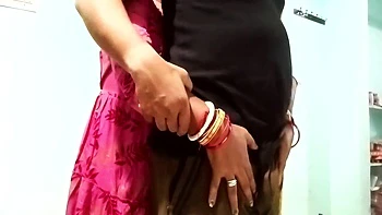 Stepsister In Law Hot Romance And Boob Pressing Indian Sex Video