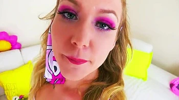 Horny British Coed Casey Candy Takes Toby Dick's Hard Drilling and Big Cumshots