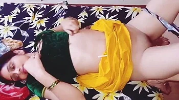 Janvibhabhii Fucks Friend's Wife Hardcore in Room - Hindi Audio Blowjob Creampie