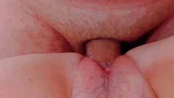 Juicy Pussy Close-Up: Cute Virgin Girl's First Time with White Cock