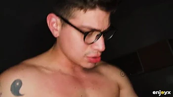 Nerdy Glasses Guy Fucks Medusa's Tight Pussy Hard - Big Cock Stretching Her in Kitchen