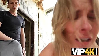 Eyla Moore No Panties Outdoor Sex in Abandoned Ruins - Blonde POV Hardcore Fuck