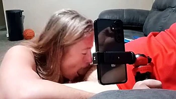 Amateur MILF HeyitsJulia Sucks Cum From Limp Dick - Intense Blowjob & Humiliation Cuckold