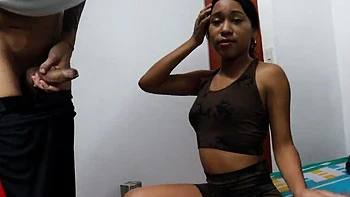 Stepbrother Teaches Me Intense Homemade Sex Class - Rough Doggy Style & Blowjob in Spanish