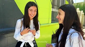 Katty West & Kate Rich: Good Girls Suck Cock Instead of Studying - Russian Teen Blowjob POV