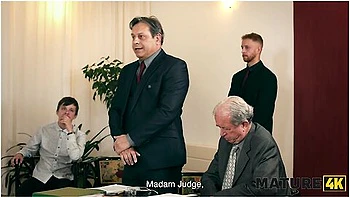 Old Elle With Huge Tits Fucked Her Gardener In Doggy And Ended Up In Court