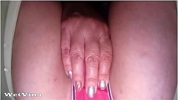 Pissing In Panties And Wetting Panties In Front Of The Toilet Camera