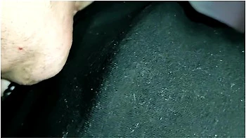 Too Excited And In A Hurry, She Caresses Herself!