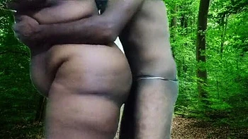 Tamil Stepson Fucks His Stepmom Rough in Forest Public Sex