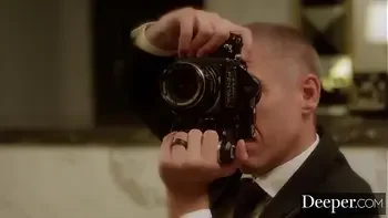 Deeper. Gabbie & Nia have passionate threesome with Mick