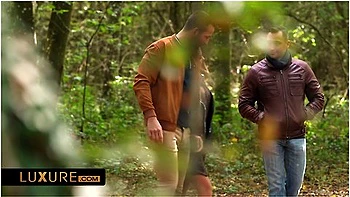 Wife Sharing With A Friend In A Forest With Tiffany Leiddi