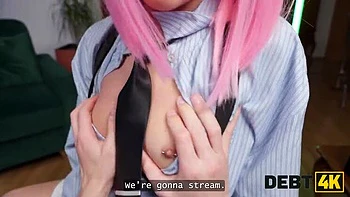 Hot Latina Charlie Dean Pays Debt With Sex - Megan Nicole Seduces For Big White Cock Action