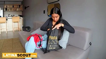 Busty Latina Teen Sucks Big Cock For Casting - Hardcore Blowjob & Cowgirl Sex