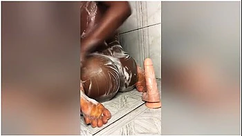 Anal Play Dildo Twerk Ride