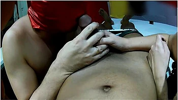 Boy Using A Couple To Suck His Dick