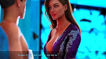 Car Toon - Fucking Stepmoms Thighs - Measuring My Cum #4 Porn Game Gameplay