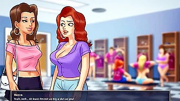 Summertime Alpha Bitch Fucked In Locker - Claustrophobic Sex With Car Toon