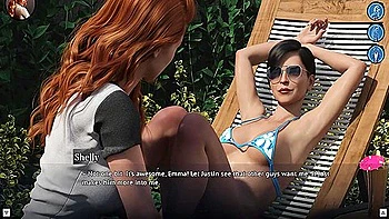 Boundaries Of Morality - V - Emma And Shelly Exposed Their Boobs While Sunbathing - Highlight