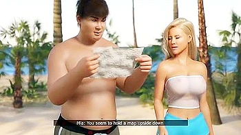 Married Blondes Cheating Mouth Vs. Huge With Car Toon