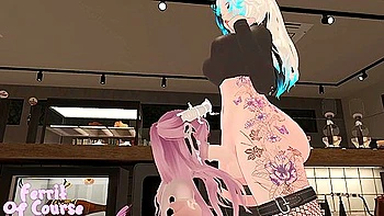 Bimbo Cow Barista Has Milk For You! Lewd Erp Vr (ft. Sakkivr) With Car Toon