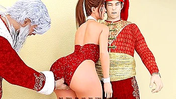 Lls: Husband Got Invisibility And Caught And Watched His Wife Cheating Him With His Boss On Christmas - 3d Animated