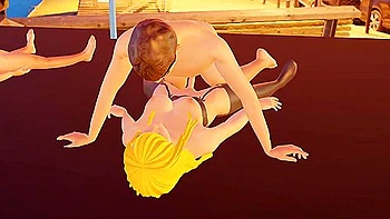 Erotic Dancer Is Fucked Well By Her Fans With Louise Louellen And 3d Animated