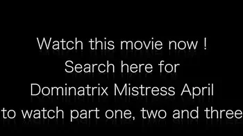 Dominatrix Mistress April - Slaves morning duties