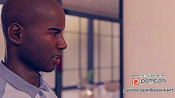 Dark Skin Worker With A Big Cock Fucks A Beautiful White Girl Cora In The Office