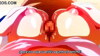 My childhood friend's maid is putting it between her breasts and thrusting into it.