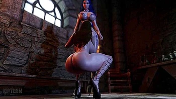 Lovely Curvy Milf Fucked By Big Futanari Cock 1