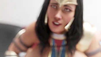 Butt Wonder Woman Like Anal Creampie