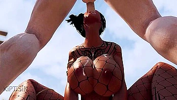 Curvy Bronze Whore In Fishnets Fucks Dragonborn On The Beach 1
