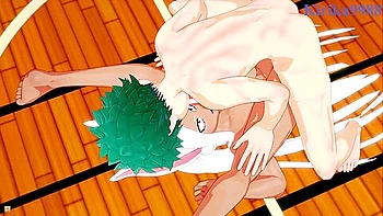 Mirko) And Izuku Midoriya Have Deep Sex