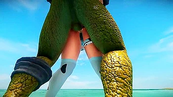 2b Vs Monster On The Beach [ssexpig]