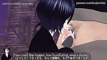 Kuchiki Rukia 朽木ルキア - Bleach - Handjob/blowjob - Short