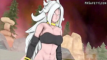 Dragonball Beerus Fucks Android 21!