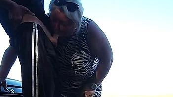 Zona901 Pissing in Nature MILF Deep Throat Blowjob and Cum Swallow