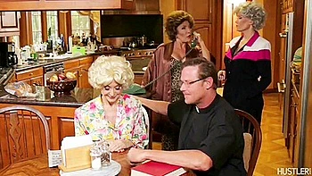 This Naughty Blonde Mature Enjoys When Big Dick Is Penetrating Her