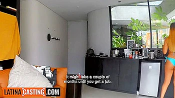 Amateur 18yo Blonde Colombian Rides Cock