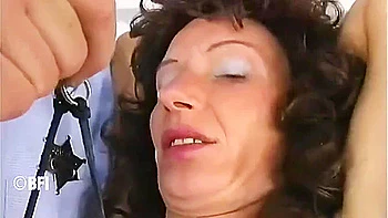 Mature Woman Gets Punished In The Prison