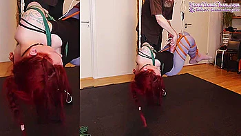 Semenawa Suspension Practice Ending With Vibrator Orgasms, Fun Times