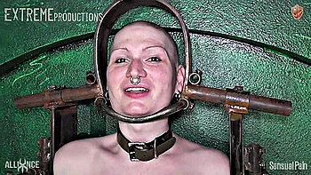 Pain Trained Slave In Gibbet