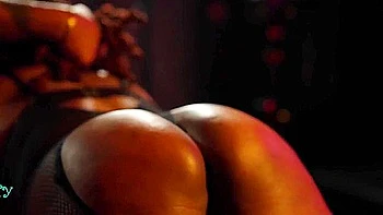 Big Booty Ebony Slut Fucks Her Landlord