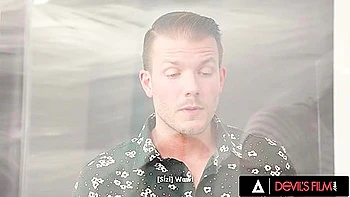 Intense Neighborhood Threesome With A Wild Couple And A Huge Gloryhole Box